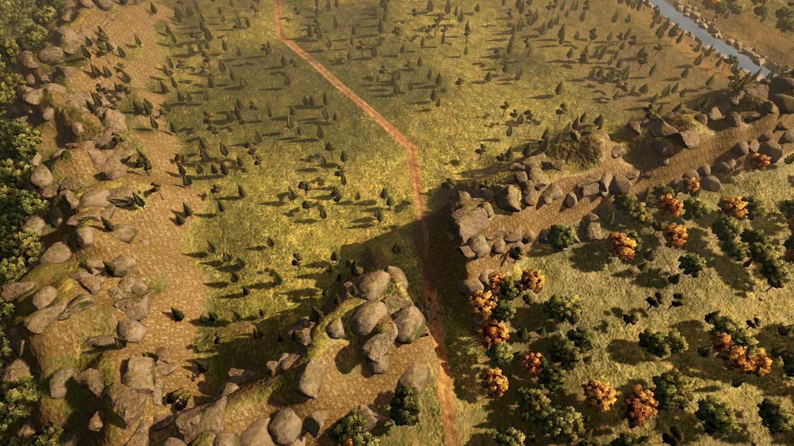 Le col rocheux qui mène aux Hauts Bois