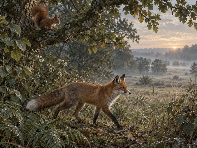Le renard et l'écureuil