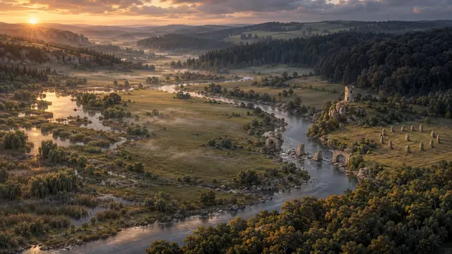 La vallée des Échos vue d’en haut